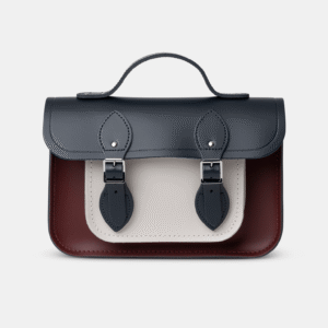 The 11 Inch Batchel -  Clay, Oxblood & Navy