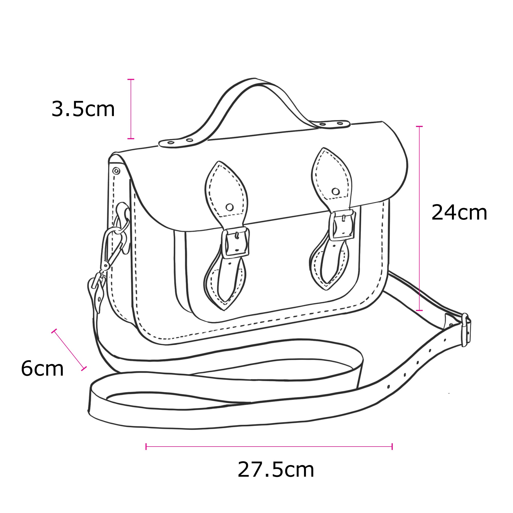 The 11 Inch Batchel - Oxblood - Image 9