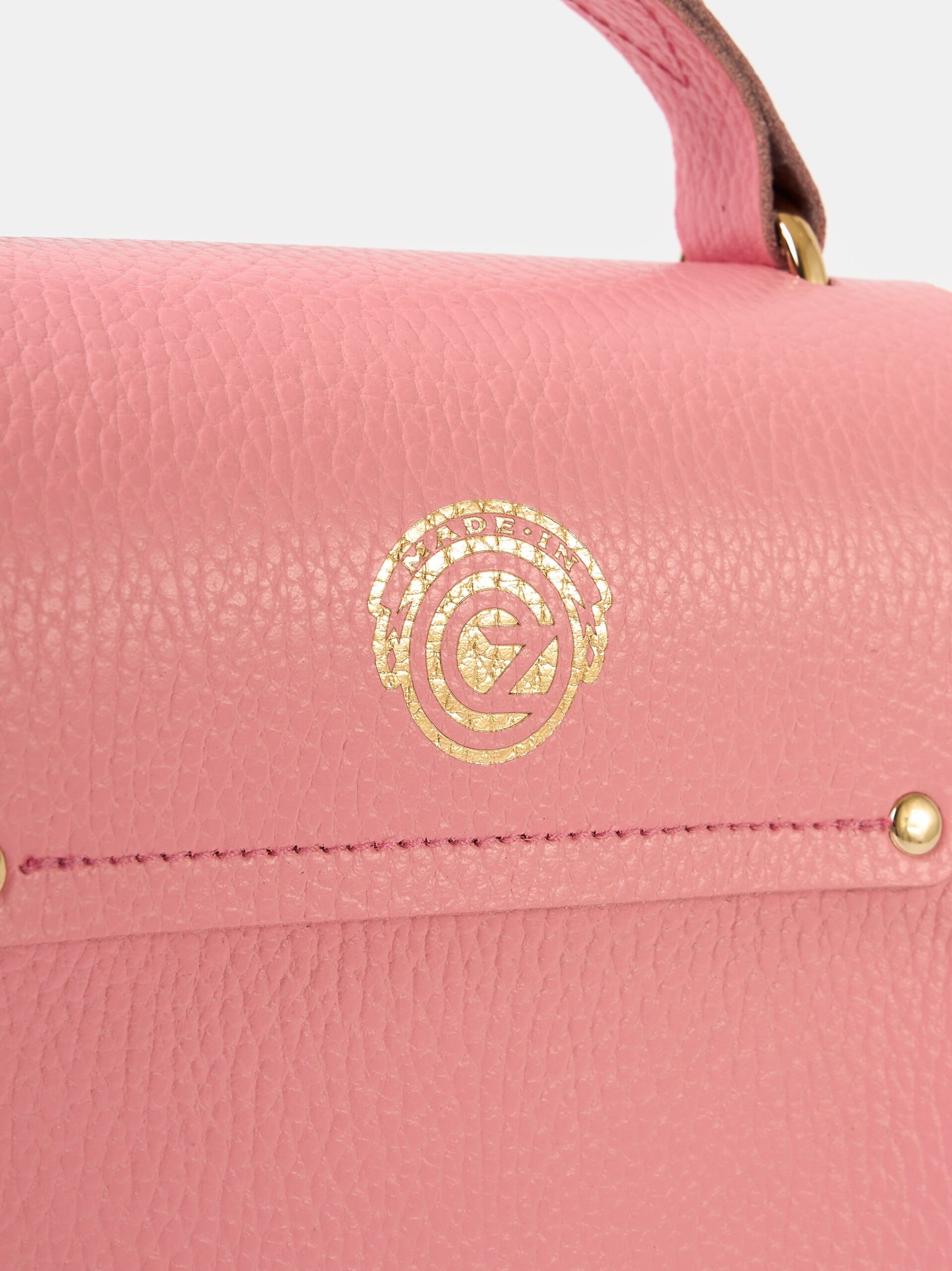 The Binocular Bag - Popular Pink Celtic with 'G' Plate - Image 9