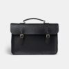 The Briefcase -  Black Saffiano