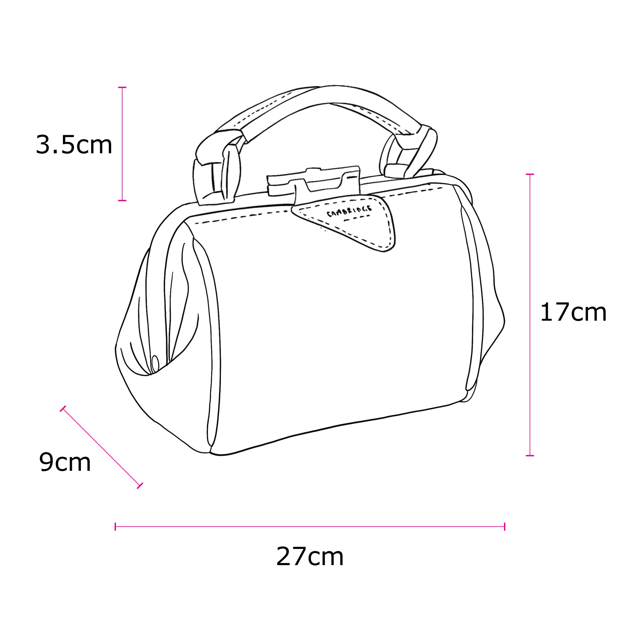 The Mini Sophie - French Grey Calf Grain - Image 10