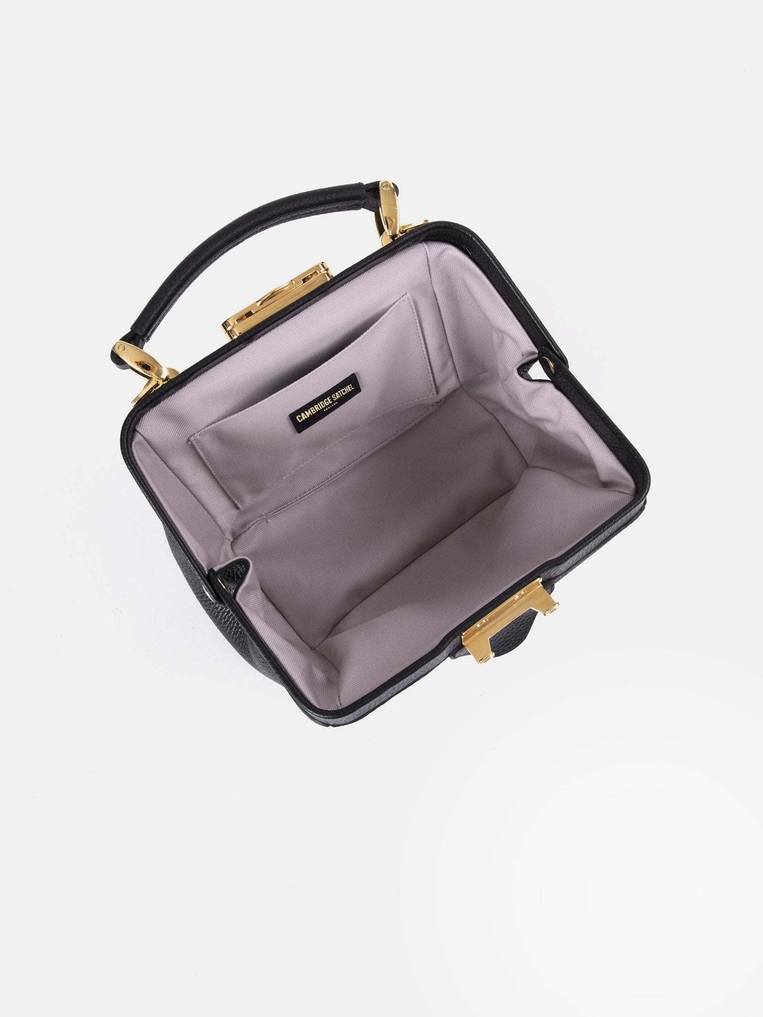 The Mini Sophie - Midnight Black Calf Grain - Image 6