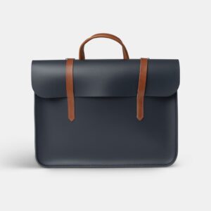 The Music Case -  Navy & Tan