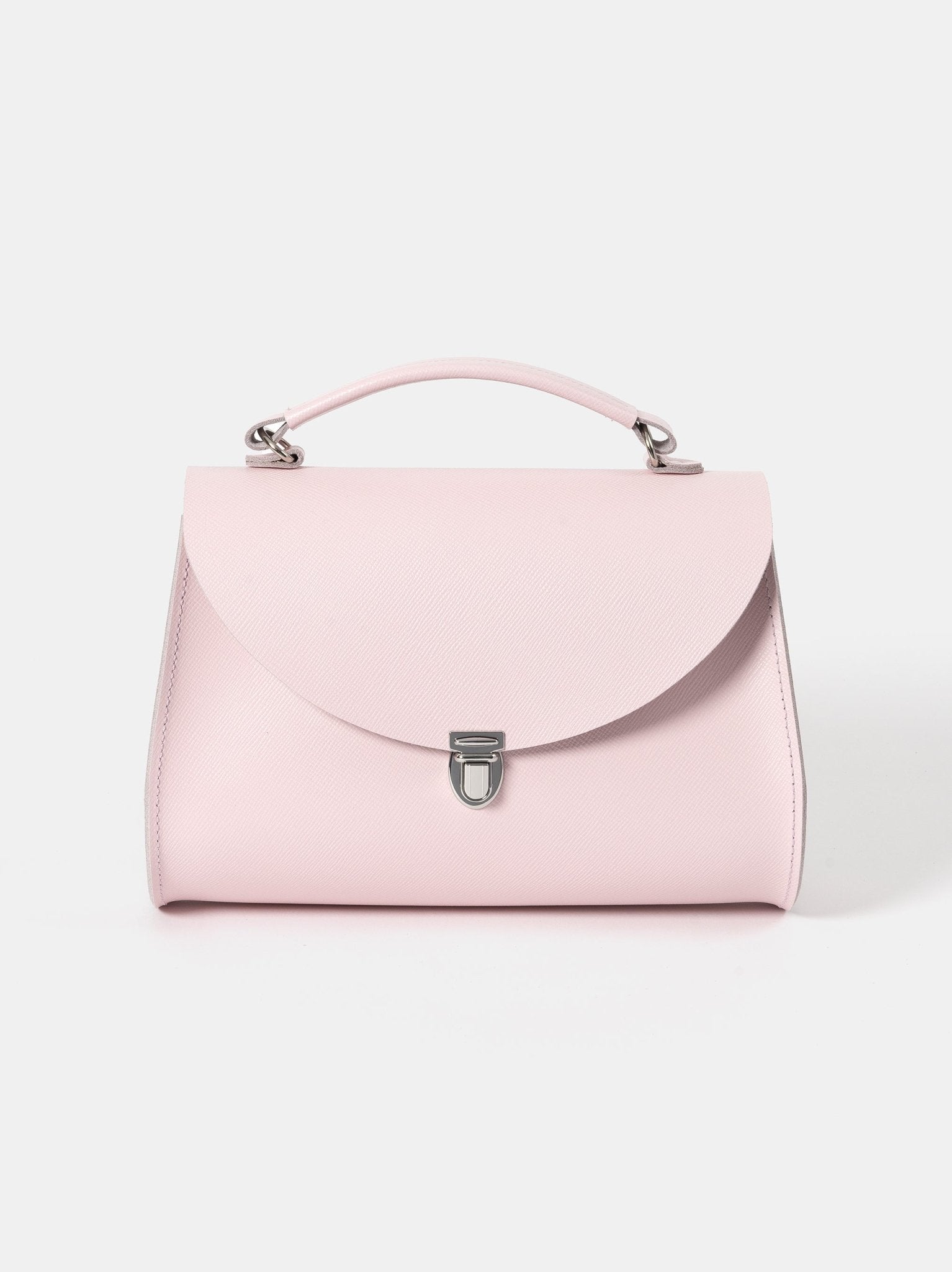 The Poppy - Fondant Pink Saffiano