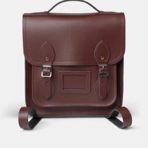 The Small Portrait Backpack -  Oxblood